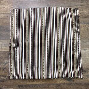 IKEA Elvilda Striped Throw Pillow Cover Zip Closure 20x20" Cotton